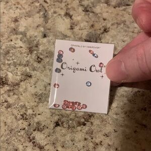 Origami Owl Pink and Blue Swarovski Crystals
